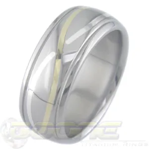 Infinity Gold and Silver Inlays with Accents