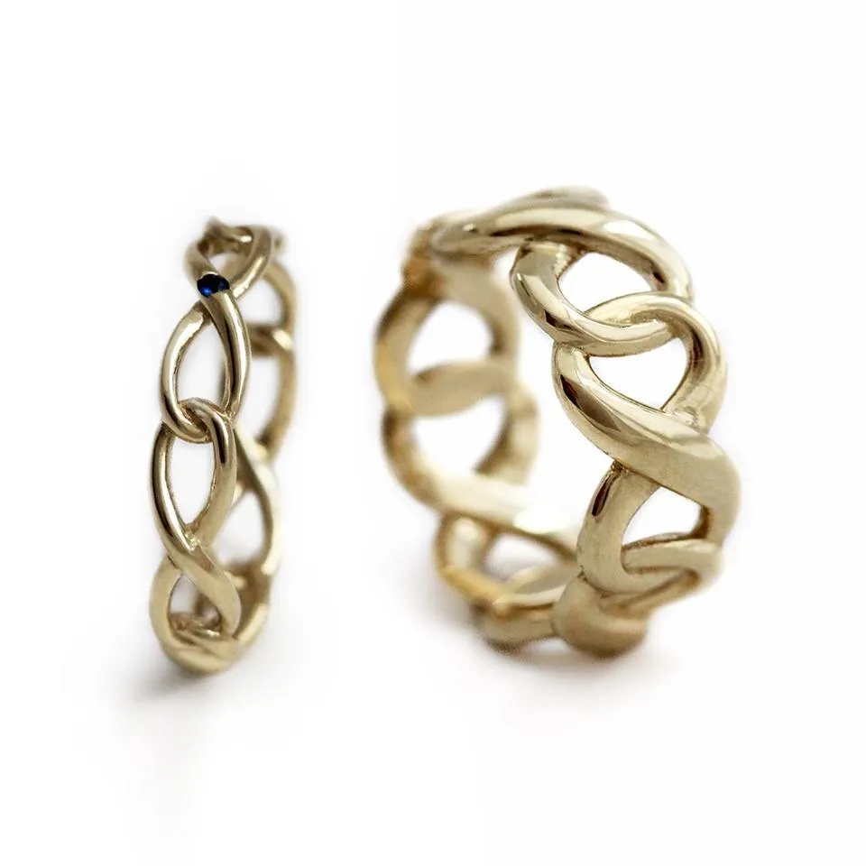Infinity- his and hers promise rings