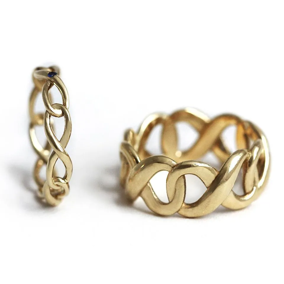 Infinity- his and hers promise rings