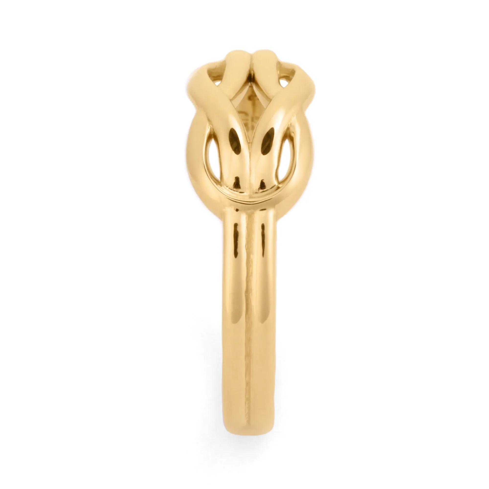 Infinity Knot Ring in 14K Gold