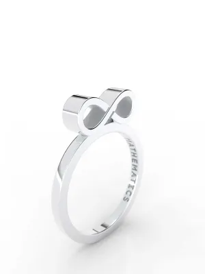 INFINITY RING 14k WHITE GOLD
