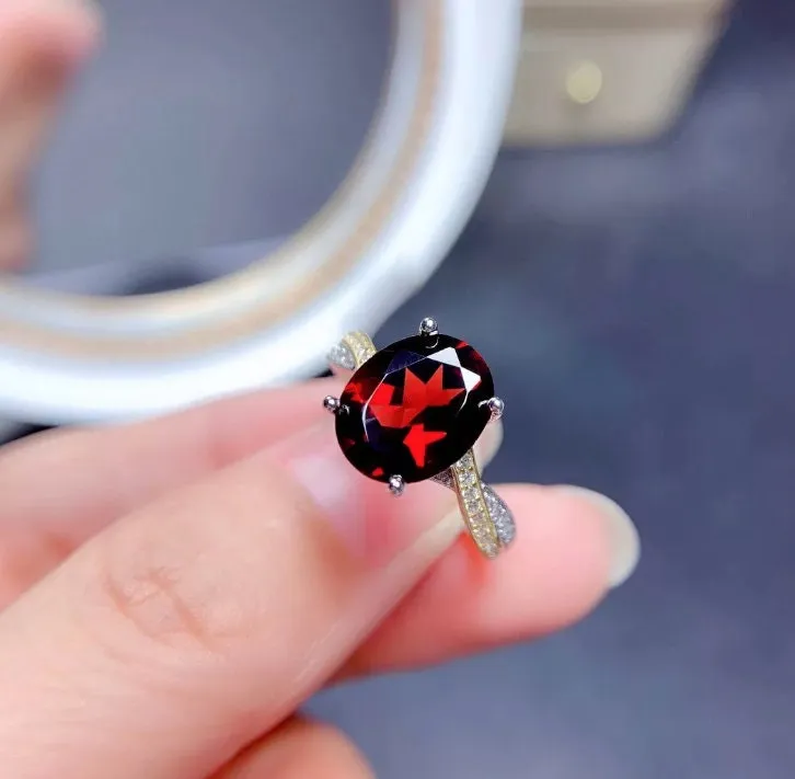 Infinity Ring | Ruby Ring | Red Diamond Ring | Ruby Engagement Ring | Ruby Diamond Ring | Ruby Wedding Ring | Red Engagement Ring