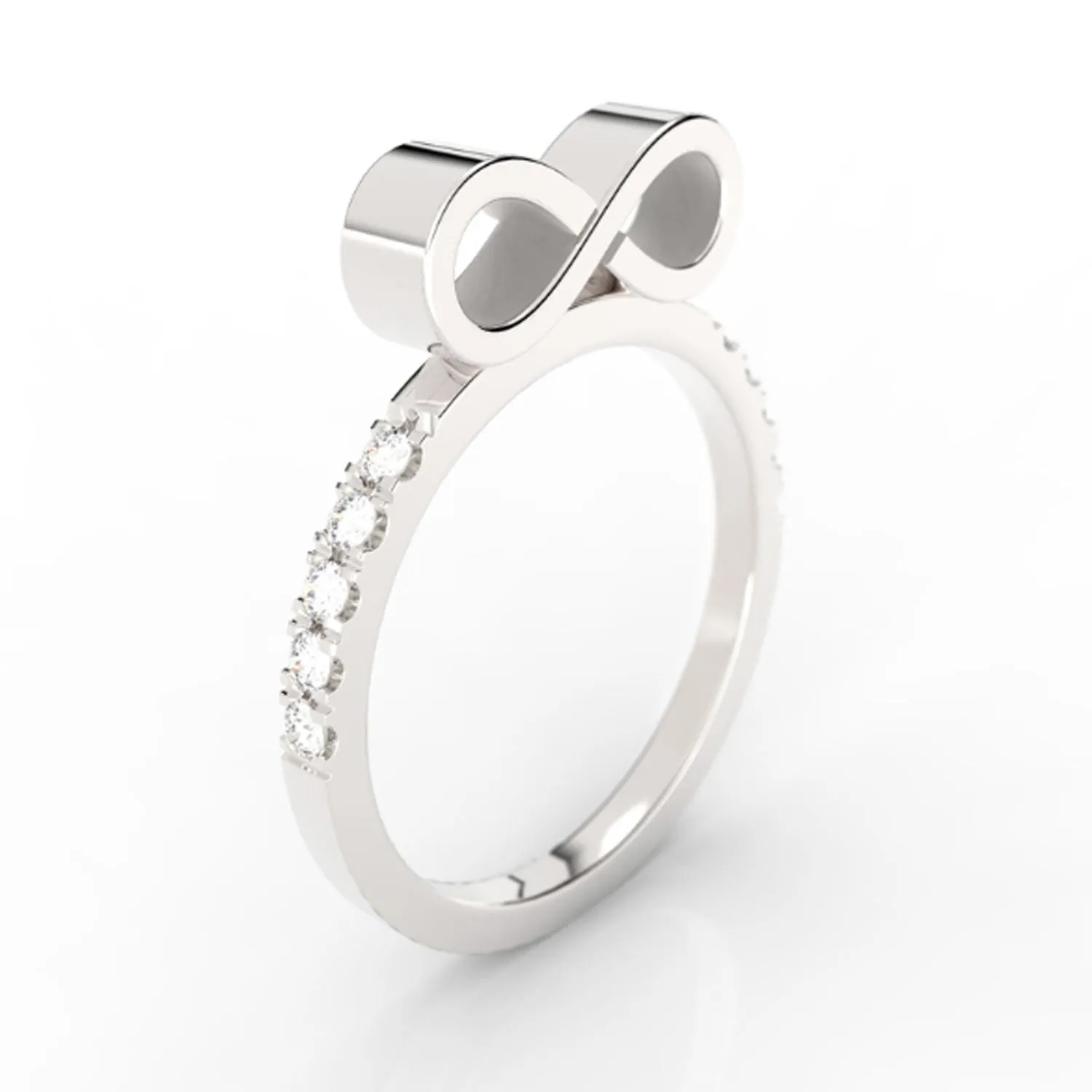 INFINITY w/ pavé - SLICE RING