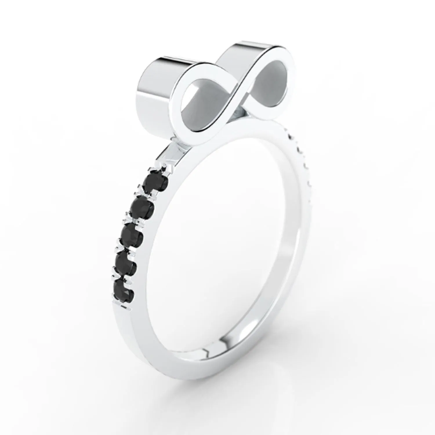 INFINITY w/ pavé - SLICE RING