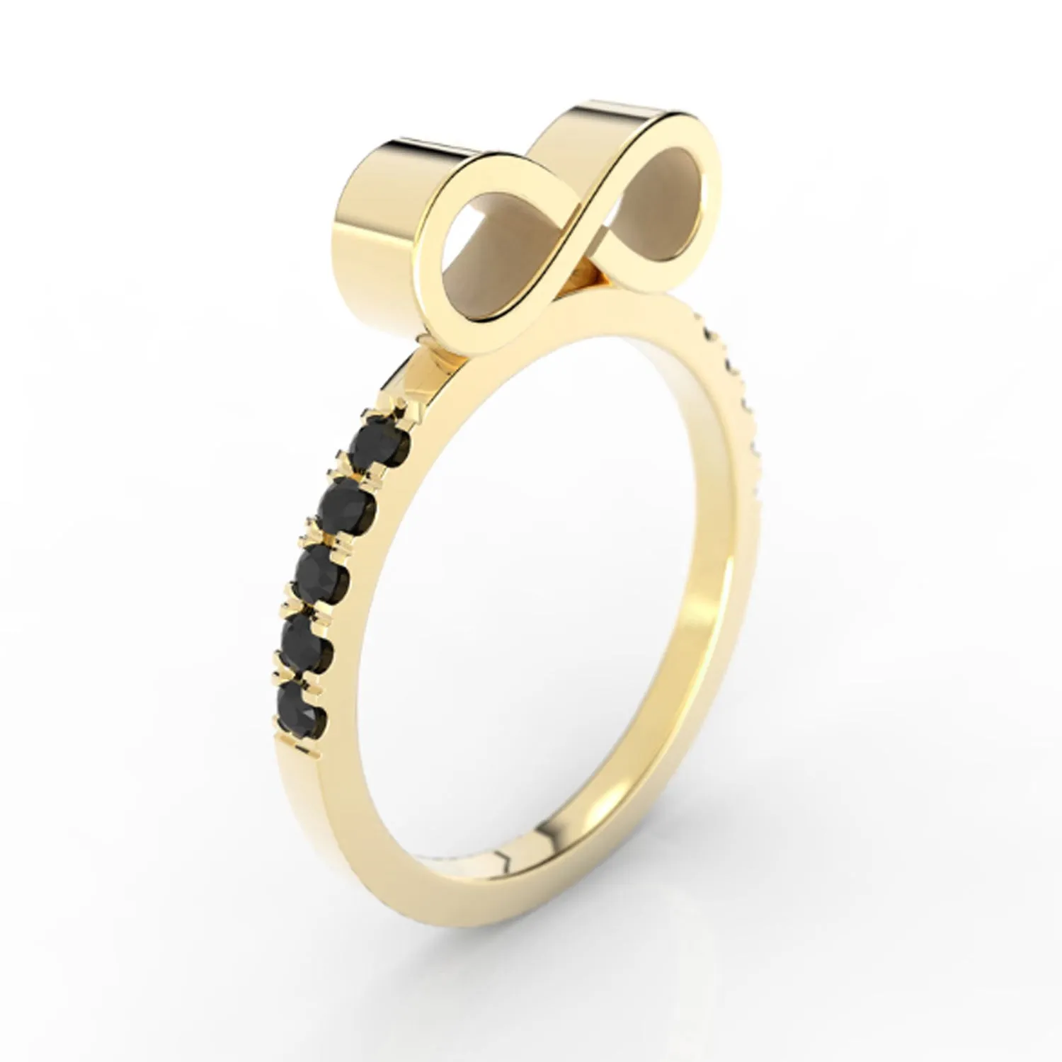 INFINITY w/ pavé - SLICE RING