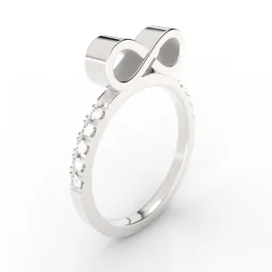 INFINITY w/ pavé - SLICE RING