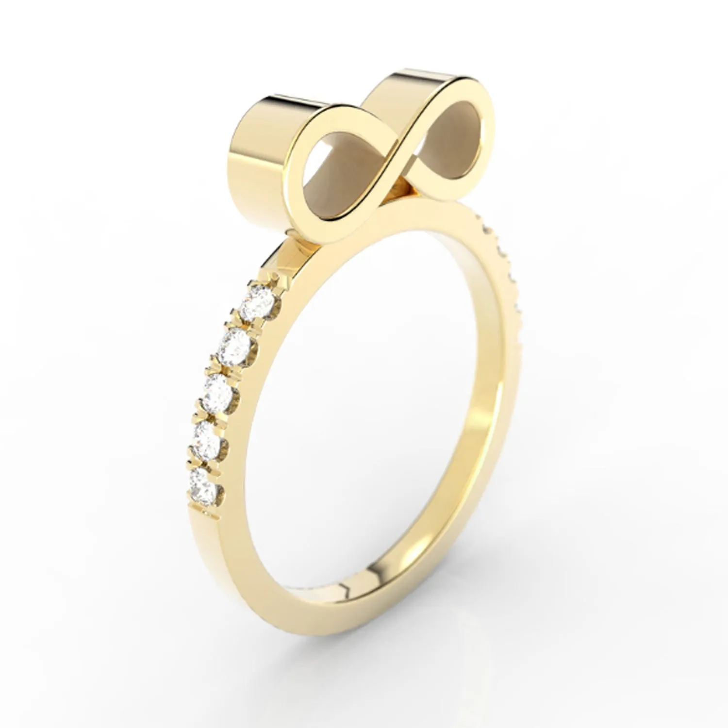INFINITY w/ pavé - SLICE RING