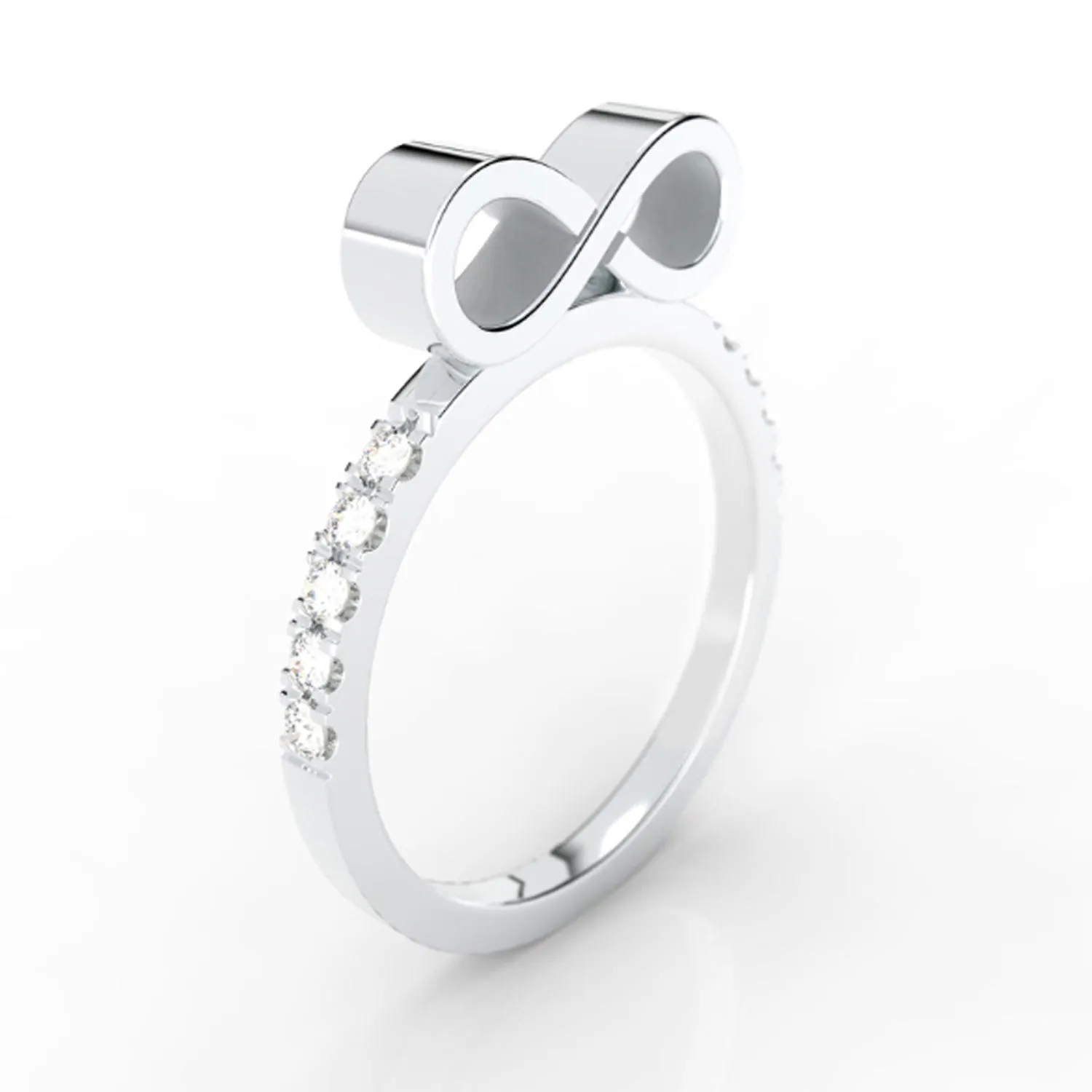 INFINITY w/ pavé - SLICE RING