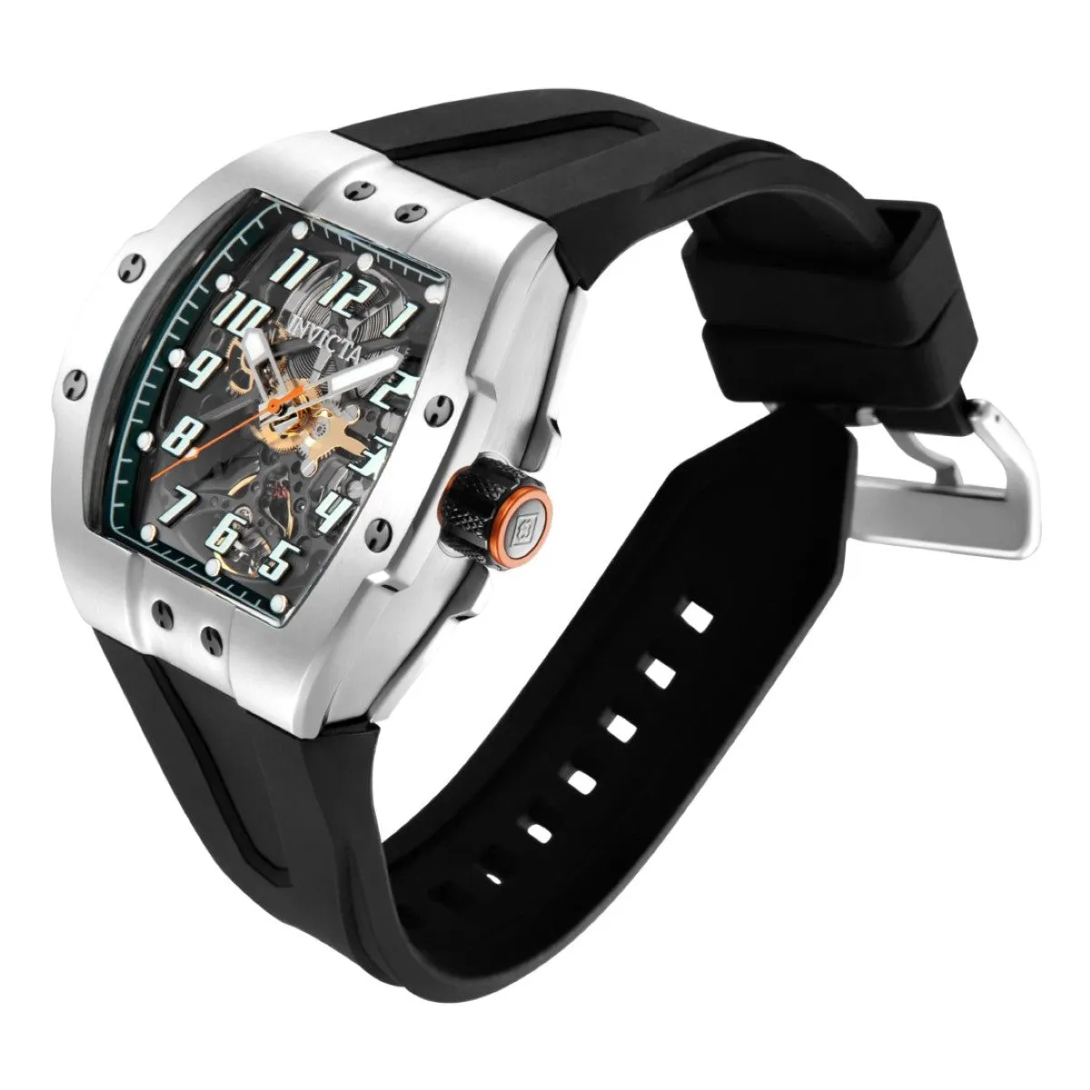 Invicta Jm Correa Analog Black & Transparent Dial Men'S Watch - 43511