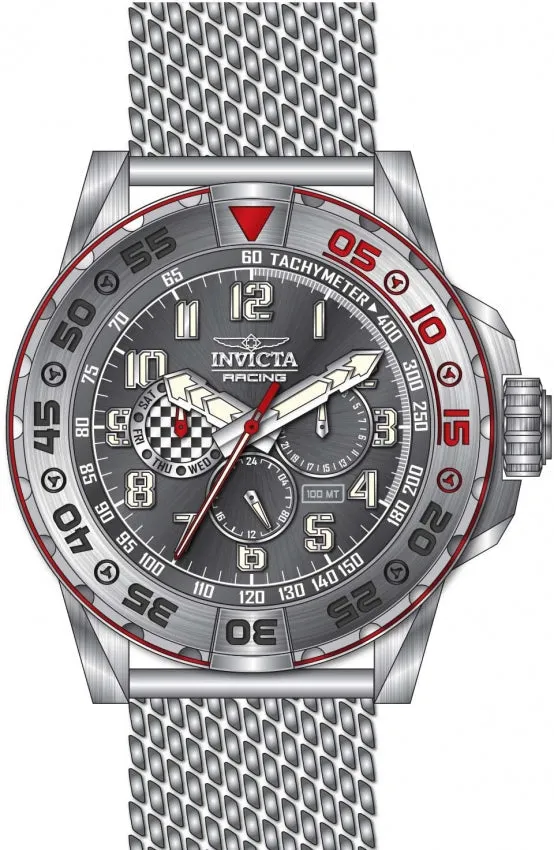Invicta Racing Analog Grey Dial Men's Watch - 47213