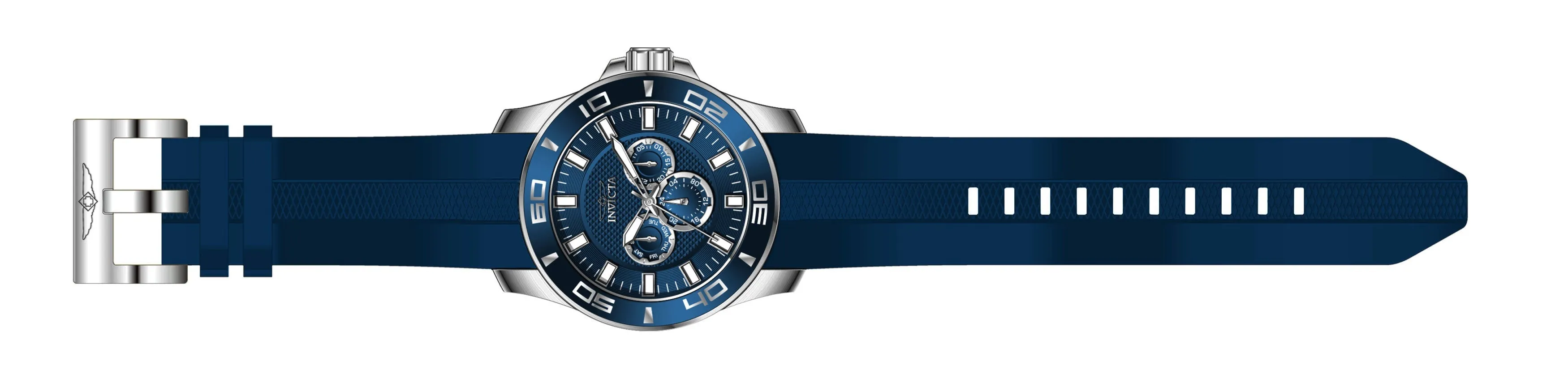 Invicta Silicone Analog Blue Dial Men's Watch-28003