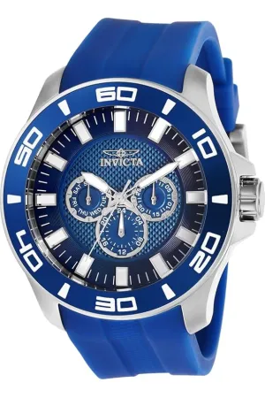 Invicta Silicone Analog Blue Dial Men's Watch-28003