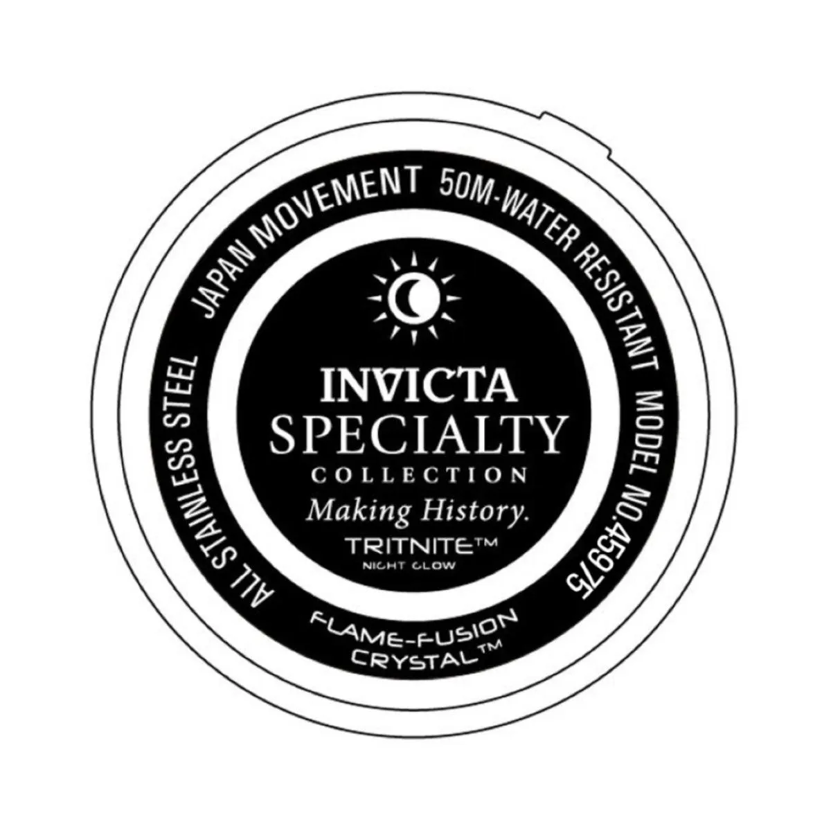 Invicta Specialty Analog White Dial Men'S Watch - 45975