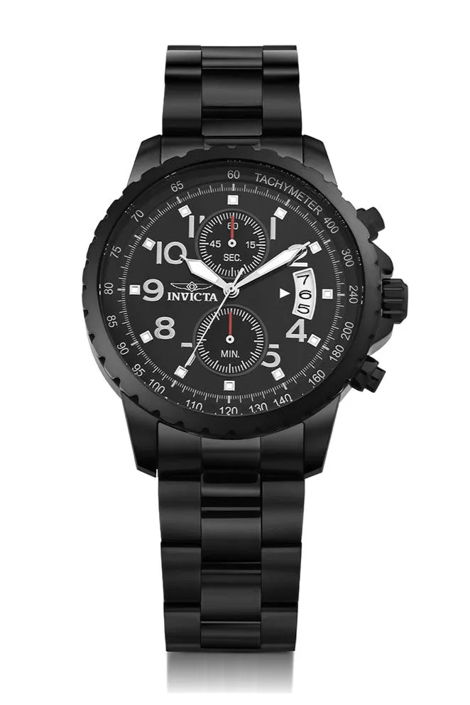 Invicta Specialty Chronograph Black Dial Watch For Men's- 13787