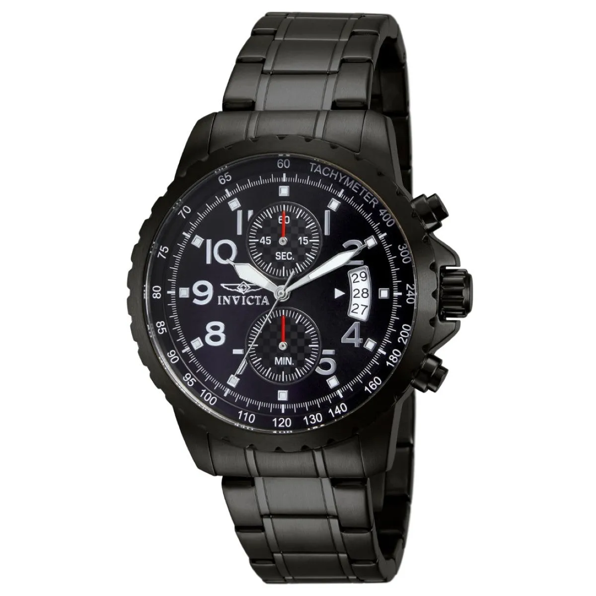 Invicta Specialty Chronograph Black Dial Watch For Men's- 13787