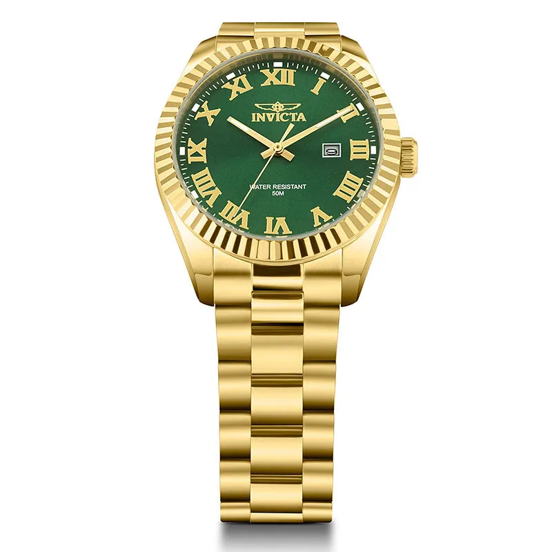 Invicta Specialty Quartz Green Dial Analog Watch for Men - 48548