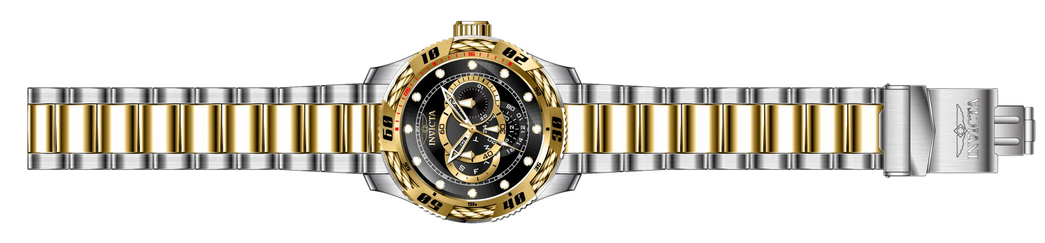 Invicta Speedway Quartz Black Dial Analog Watch - for Men 45752