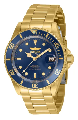 Invicta Stainless Steel Analog Blue Dial Men's Watch-35699