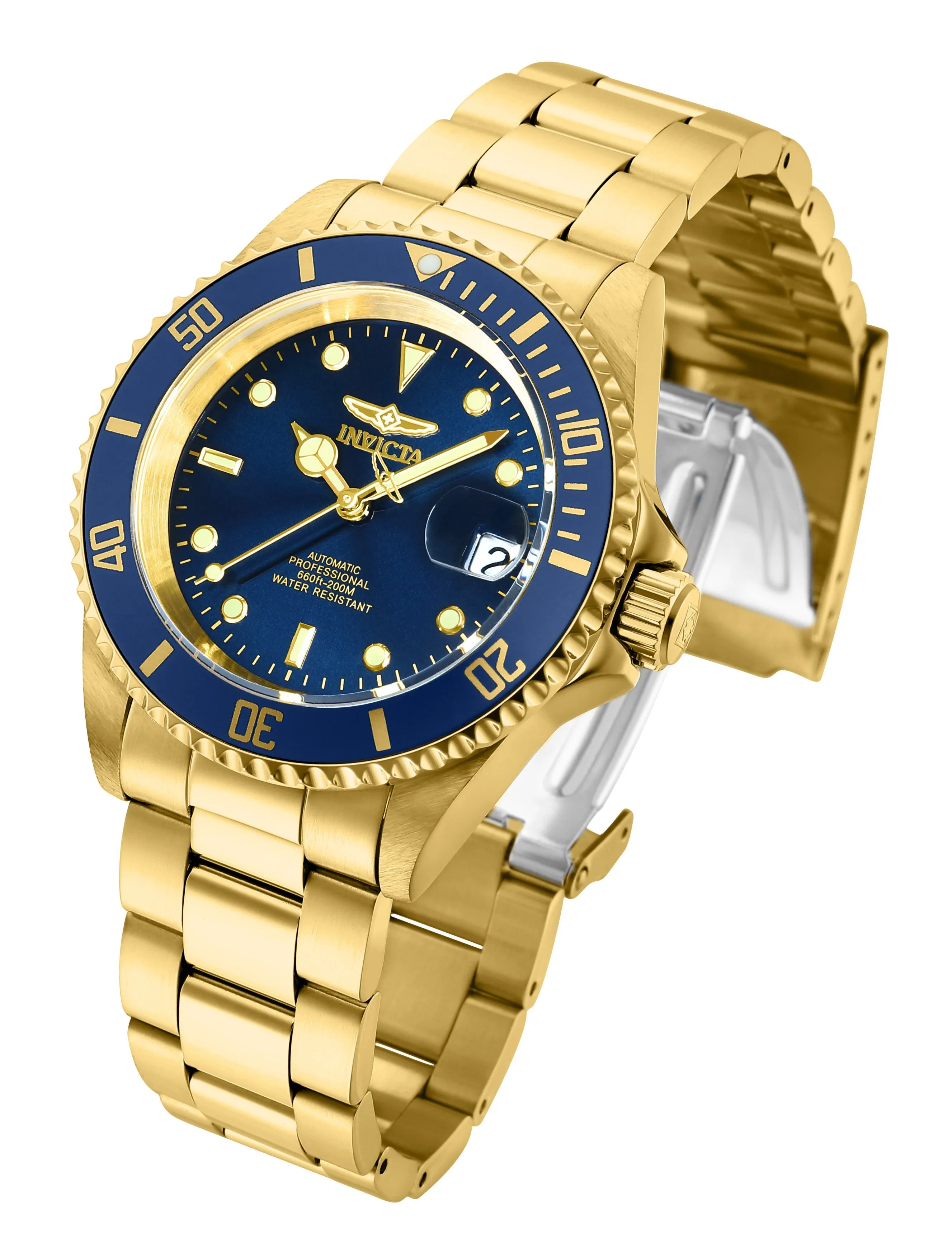 Invicta Stainless Steel Analog Blue Dial Men's Watch-35699
