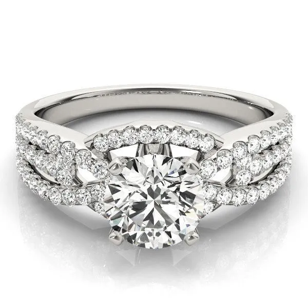 Irving Round Twist Engagement Ring