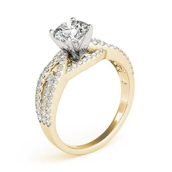 Irving Round Twist Engagement Ring