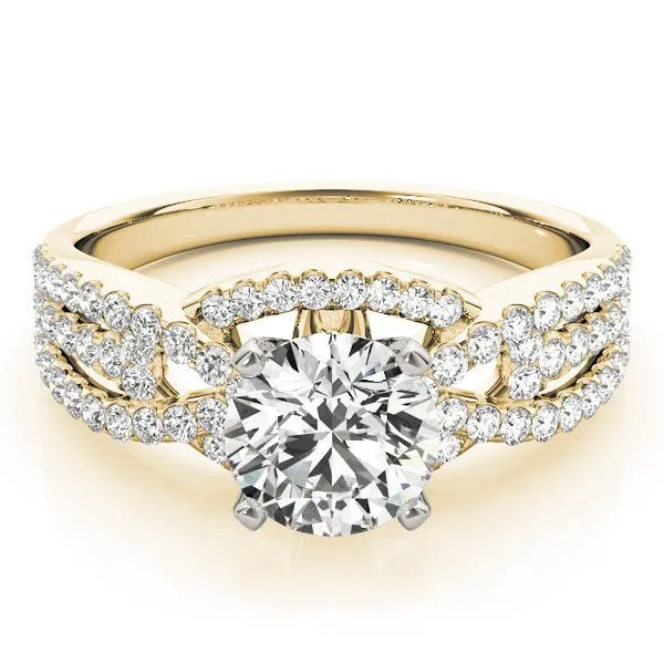 Irving Round Twist Engagement Ring