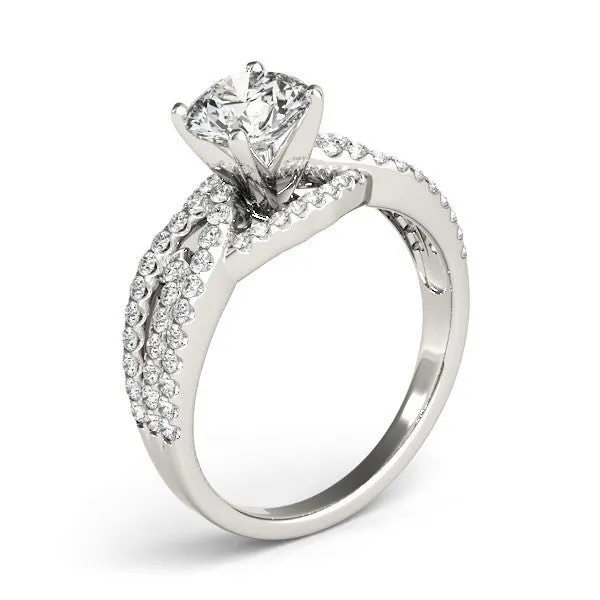 Irving Round Twist Engagement Ring