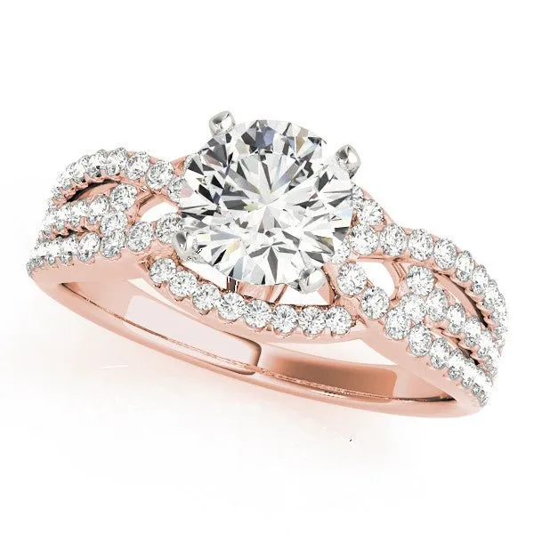 Irving Round Twist Engagement Ring