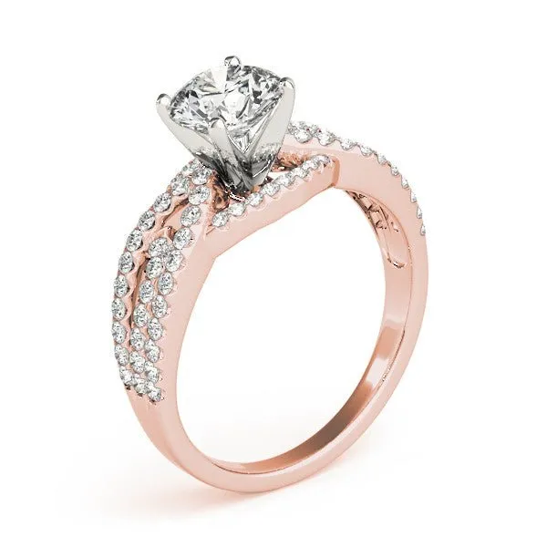 Irving Round Twist Engagement Ring