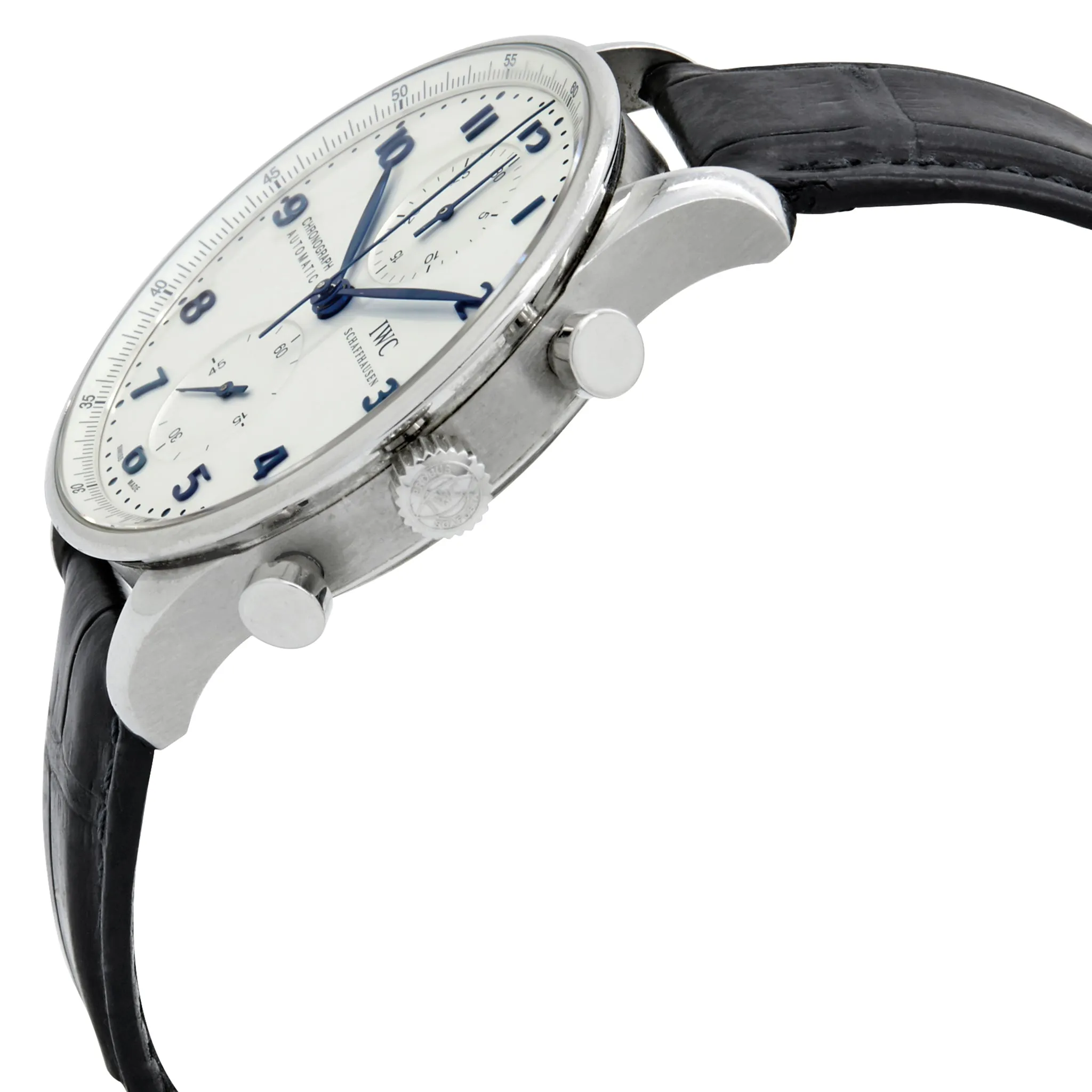IWC Portuguese Chronograph 3714 White Dial Automatic Men's Watch