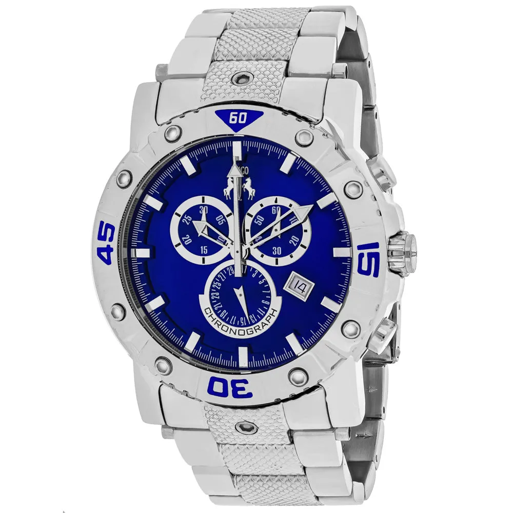 Jivago Men's Titan Blue Dial Watch - JV9125XL