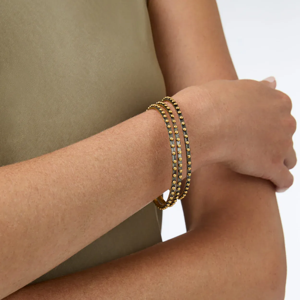 Julie Vos SoHo Bangle Mixed Metal Small