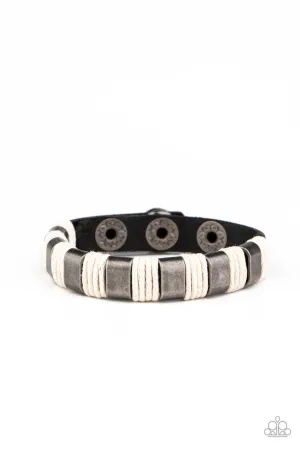 Just Ride Black Paparazzi Bracelet