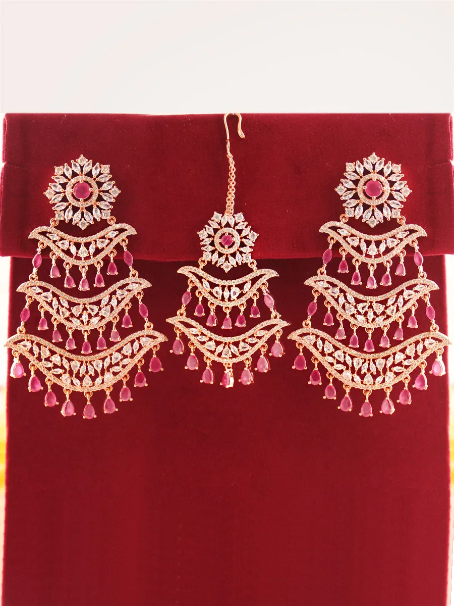 Kayra Earrings & Tikka Set
