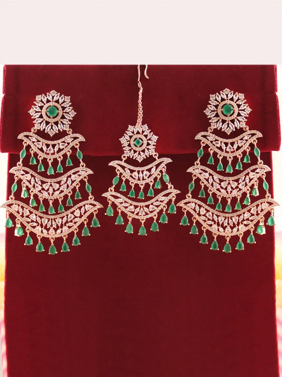 Kayra Earrings & Tikka Set