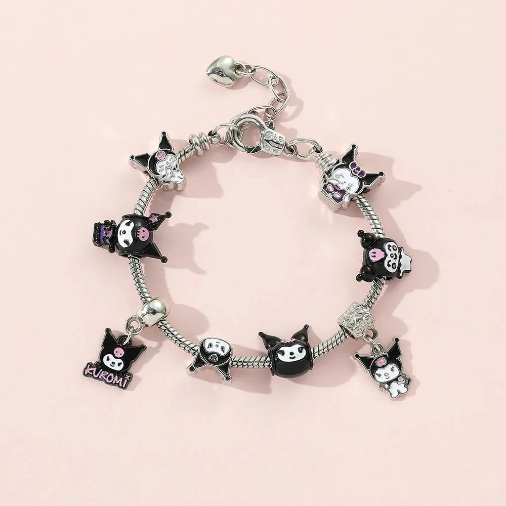 Kuromi Charms Bracelets (Sanrio Kuromi Charm Dangles)