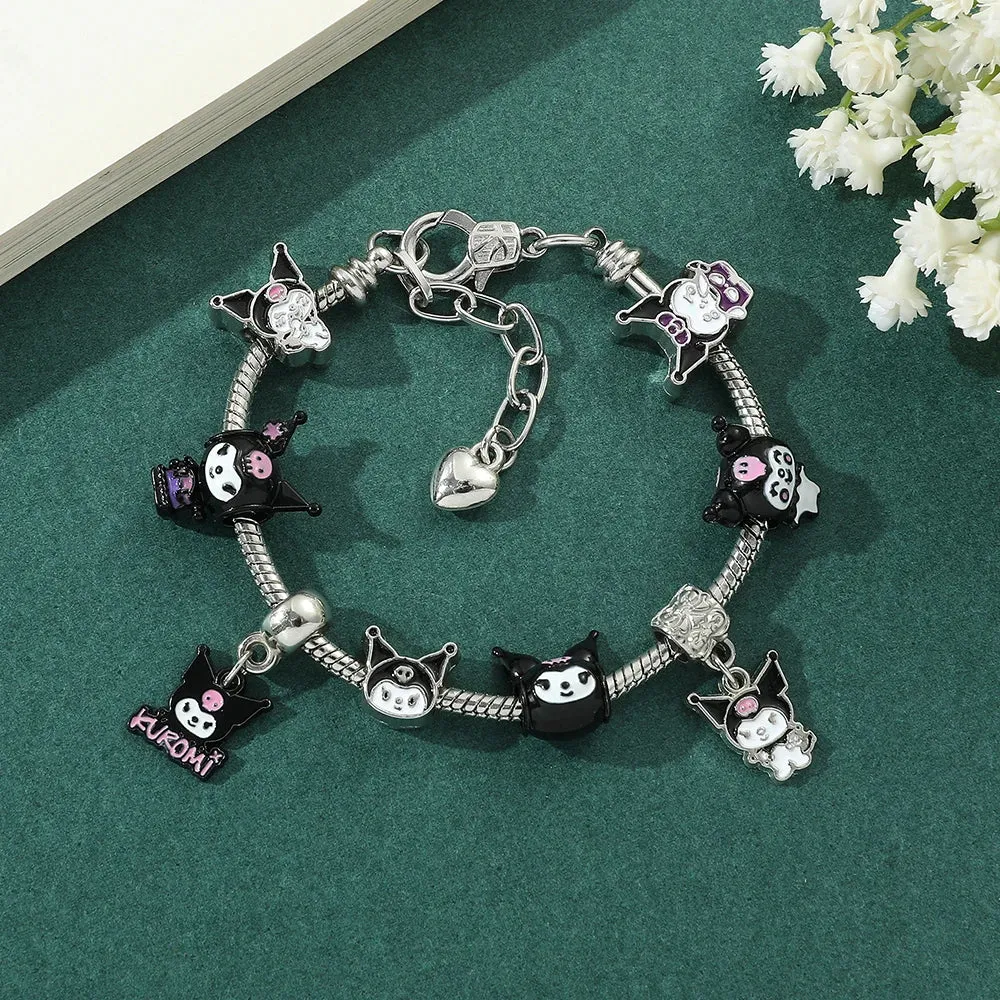 Kuromi Charms Bracelets (Sanrio Kuromi Charm Dangles)