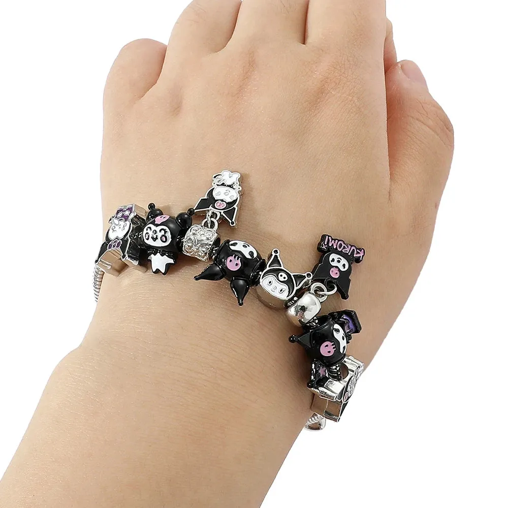 Kuromi Charms Bracelets (Sanrio Kuromi Charm Dangles)