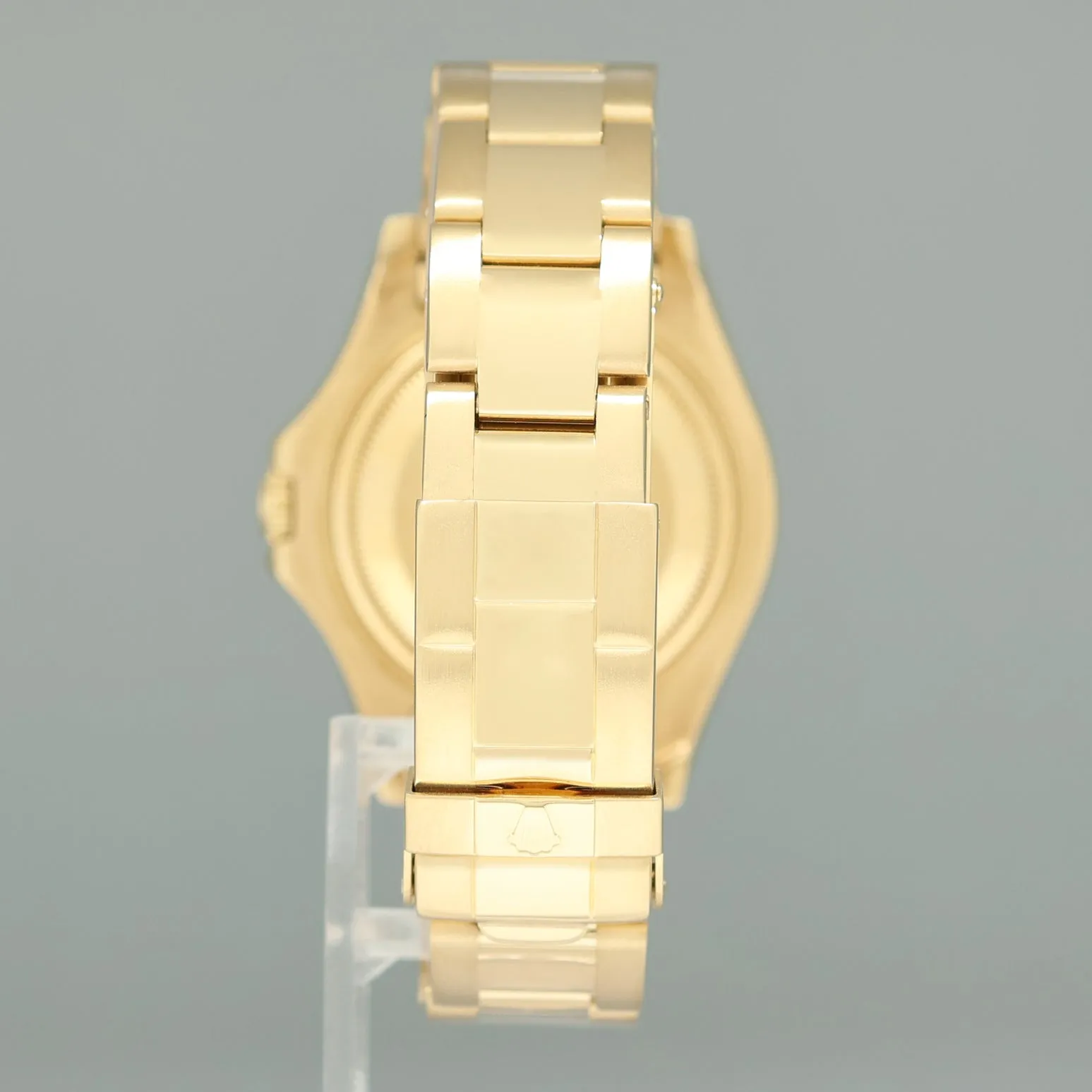 Ladies Rolex Yacht-Master 168628 35mm Yellow Gold White Sapphire Midsize Watch Box