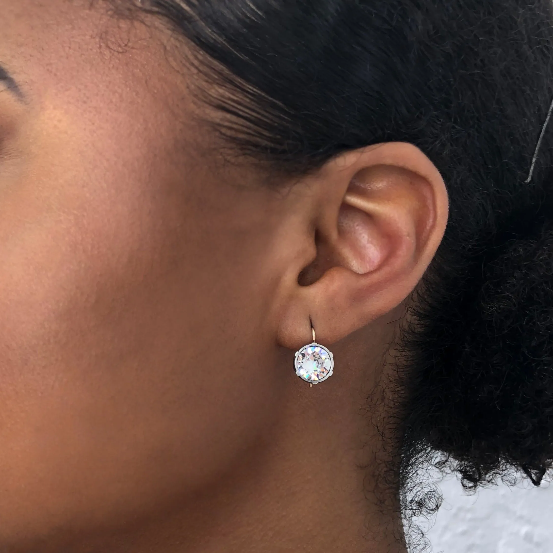 Large Antique Drop Earrings