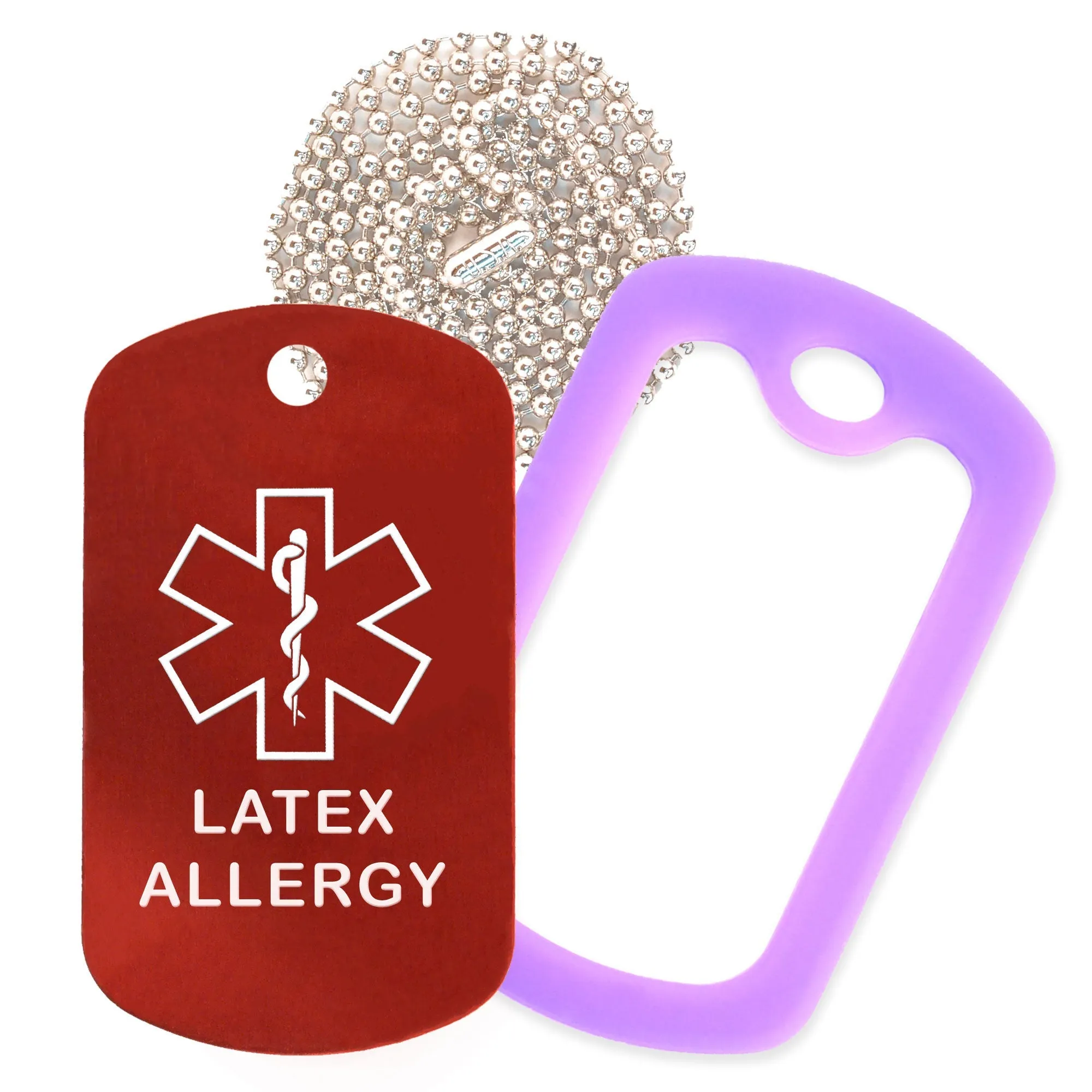 Latex Allergy Necklace