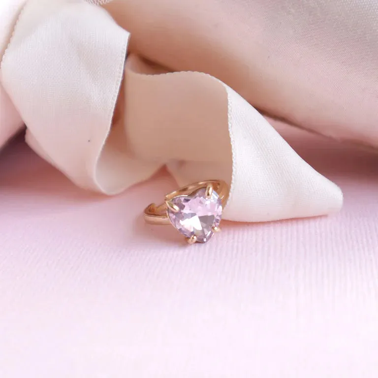 Lauren Hinkley Australia Crystal Heart Ring