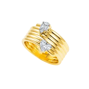 Le Cercle Illusion Pear And Heart Shaped Ring