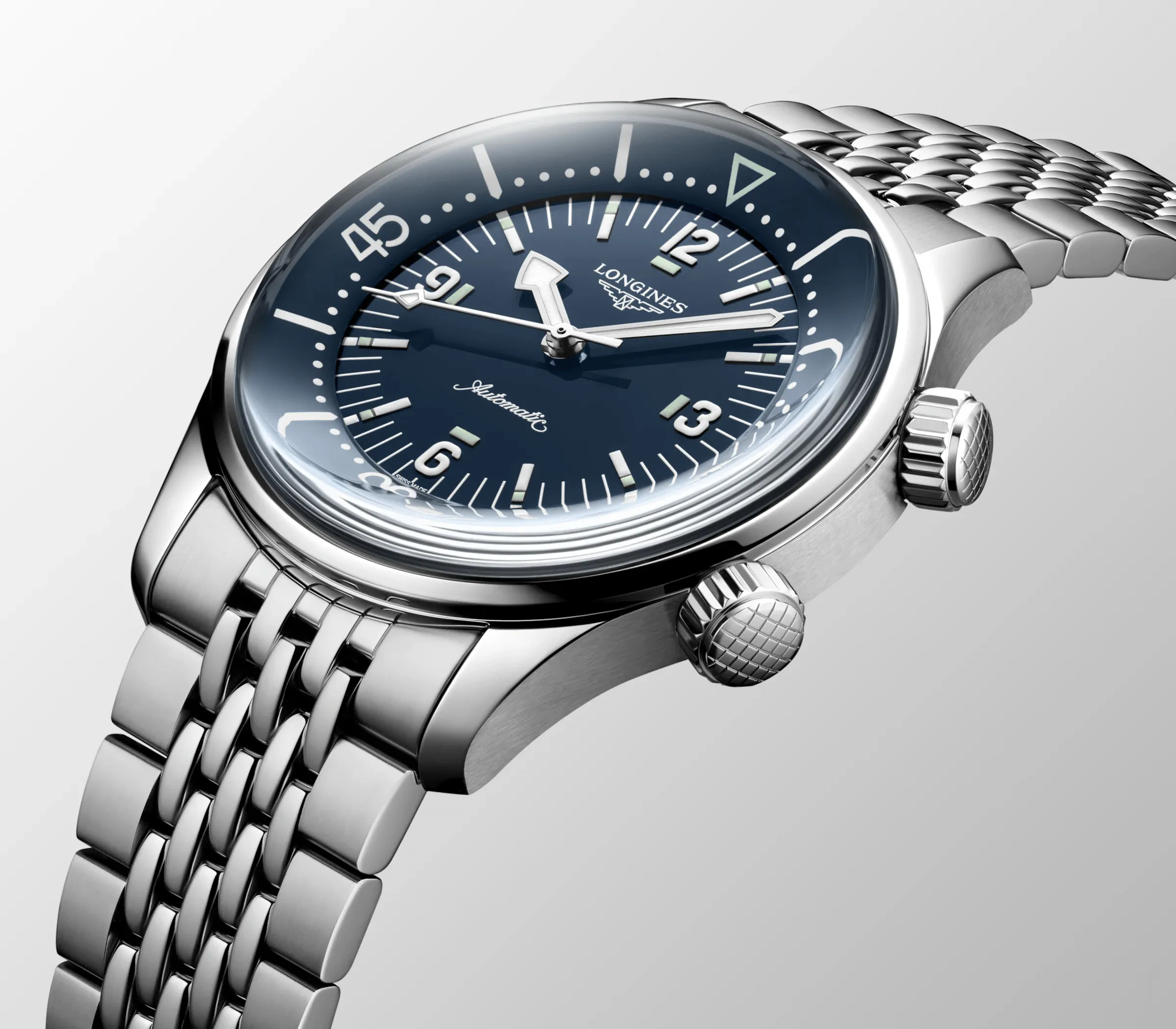Longines Legend Diver 39mm Blue Dial Men's Watch L37644906