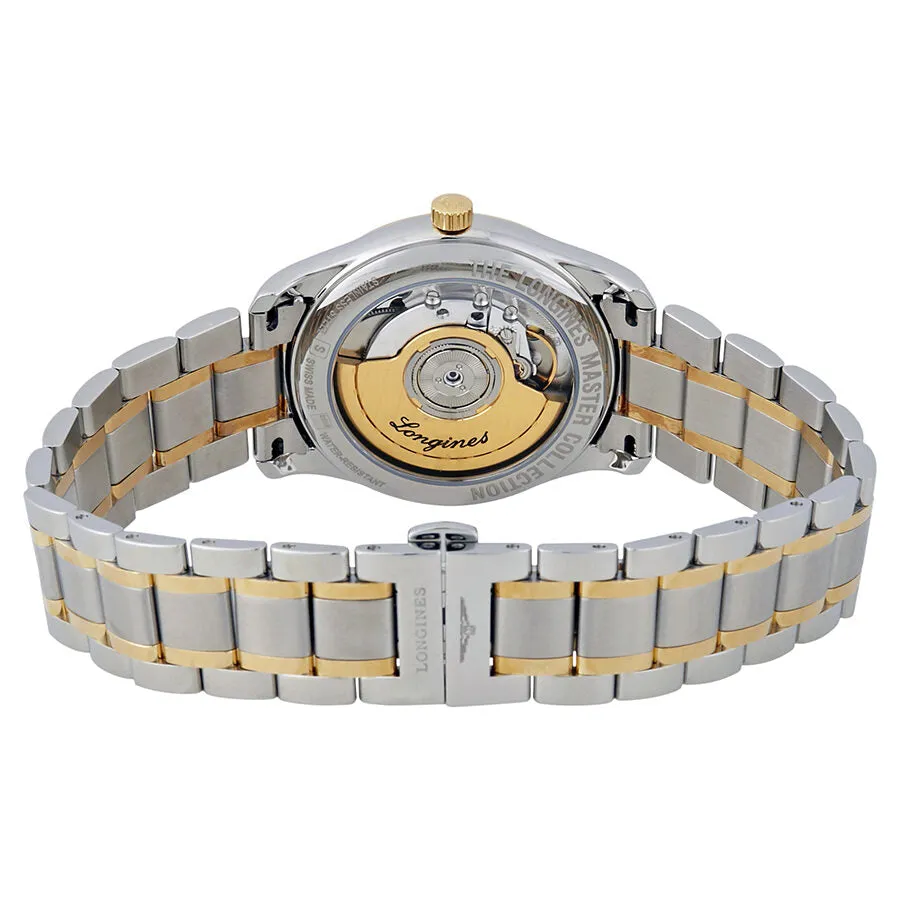 Longines Master Automatic White Dial Stainless Steel with Gold Band Automatic Men's Watch L2.518.5.11.7