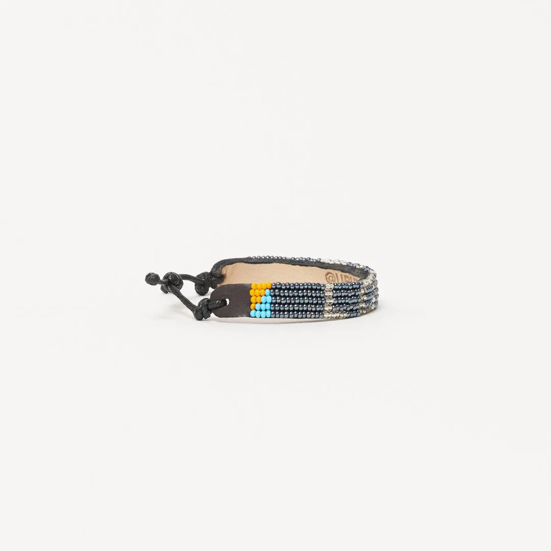 LOVE Bracelet - Gunmetal/Silver