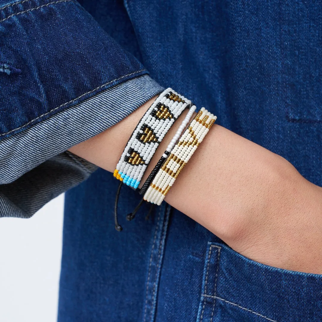 LOVE Bracelet - Pearl/Gold