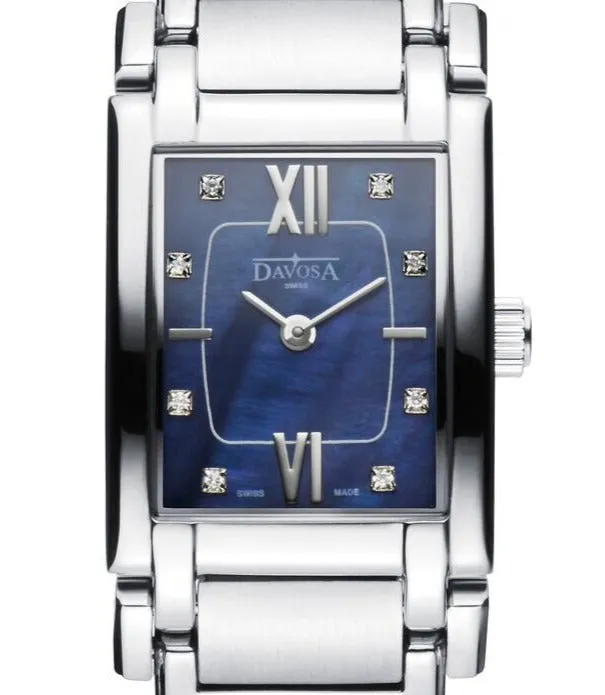 Memory Quartz Swiss-Made Blue Ladies Watch 16857255