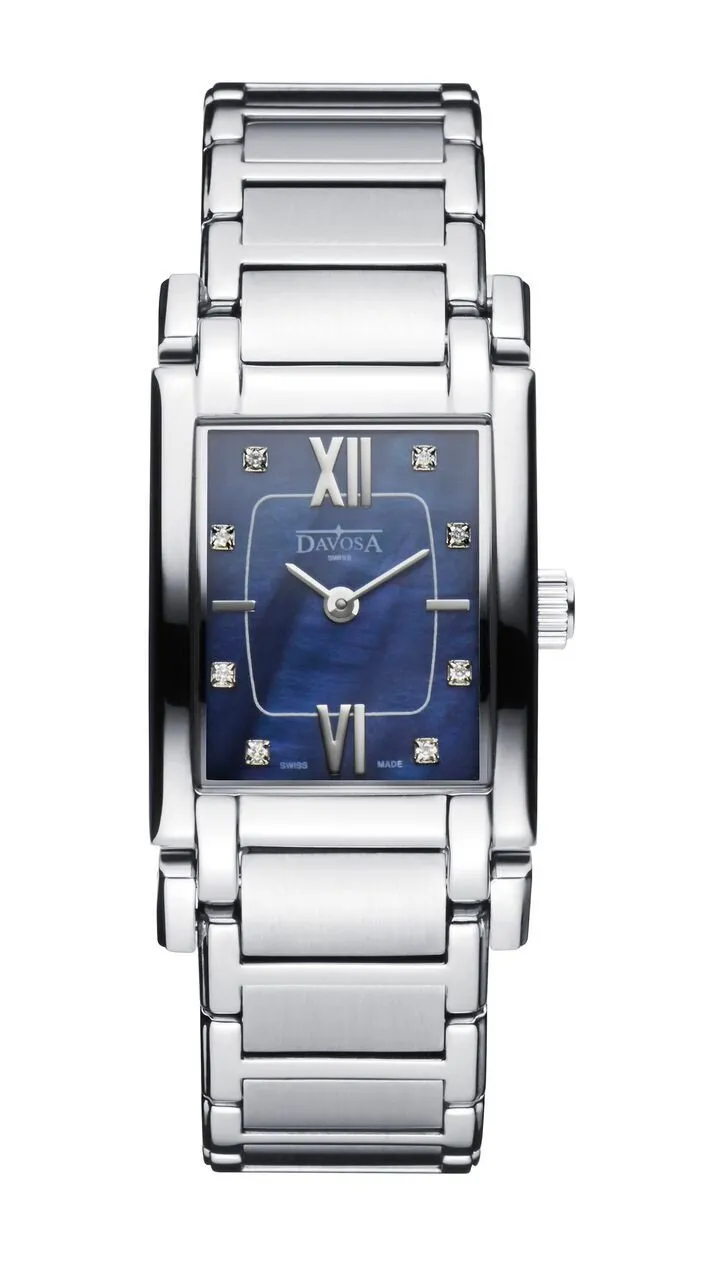 Memory Quartz Swiss-Made Blue Ladies Watch 16857255