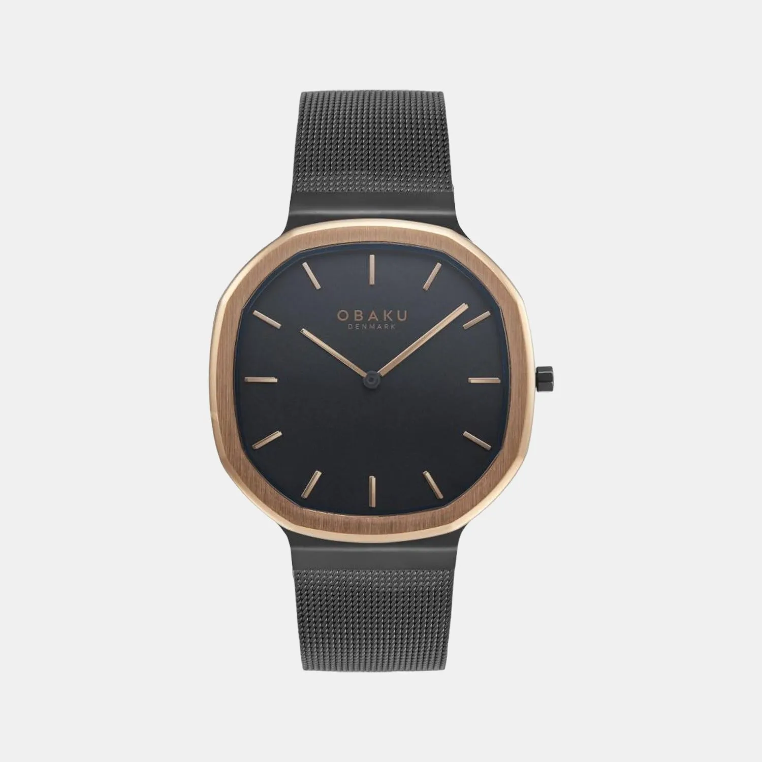Men's Black Analog Stainless Steel Watch V253GXMBMB